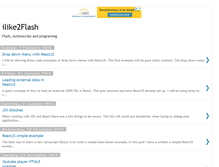 Tablet Screenshot of ilike2flash.com